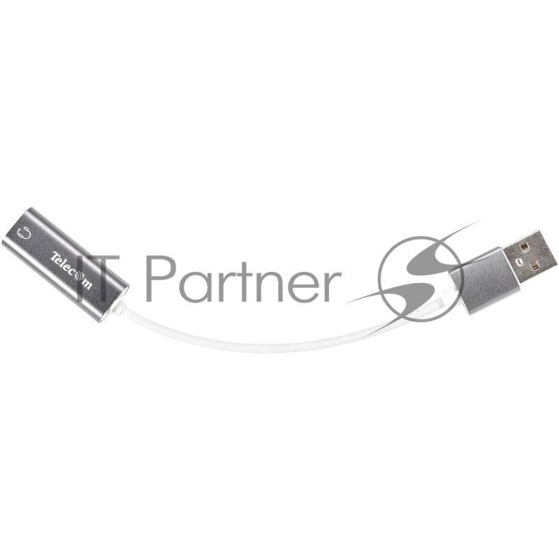 Переходник аудио USB2.0(M)-->3.5мм F (гнездо) Telecom 0.1м