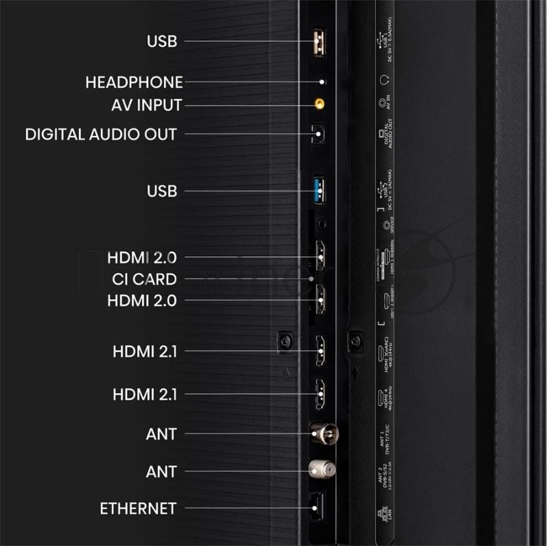 Телевизор Hisense 85" 85UXKQ темно-серый Mini-Led UHD 120Hz Smart