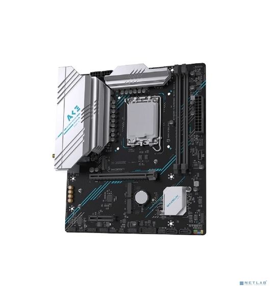 Материнская плата Maxsun MS-B760M GAMING WIFI ACE II, LGA1700, Intel B760, 2xDDR5, 2xSATA, 3xM.2, 1xPCIe 4.0 x16, 1xPCIe 4.0 x4, 2xHDMI, 1xDP, 1x2.5Gb LAN, Wi-Fi 6, Bluetooth 5.2, 1xUSB-C 10Gbps, 2xUSB-A 5Gbps, 2xUSB-A 2.0, 3x3.5 мм, 7.1, mATX