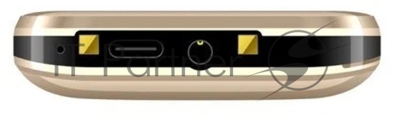 Мобильный телефон BQ 2006 Comfort золотой/черный