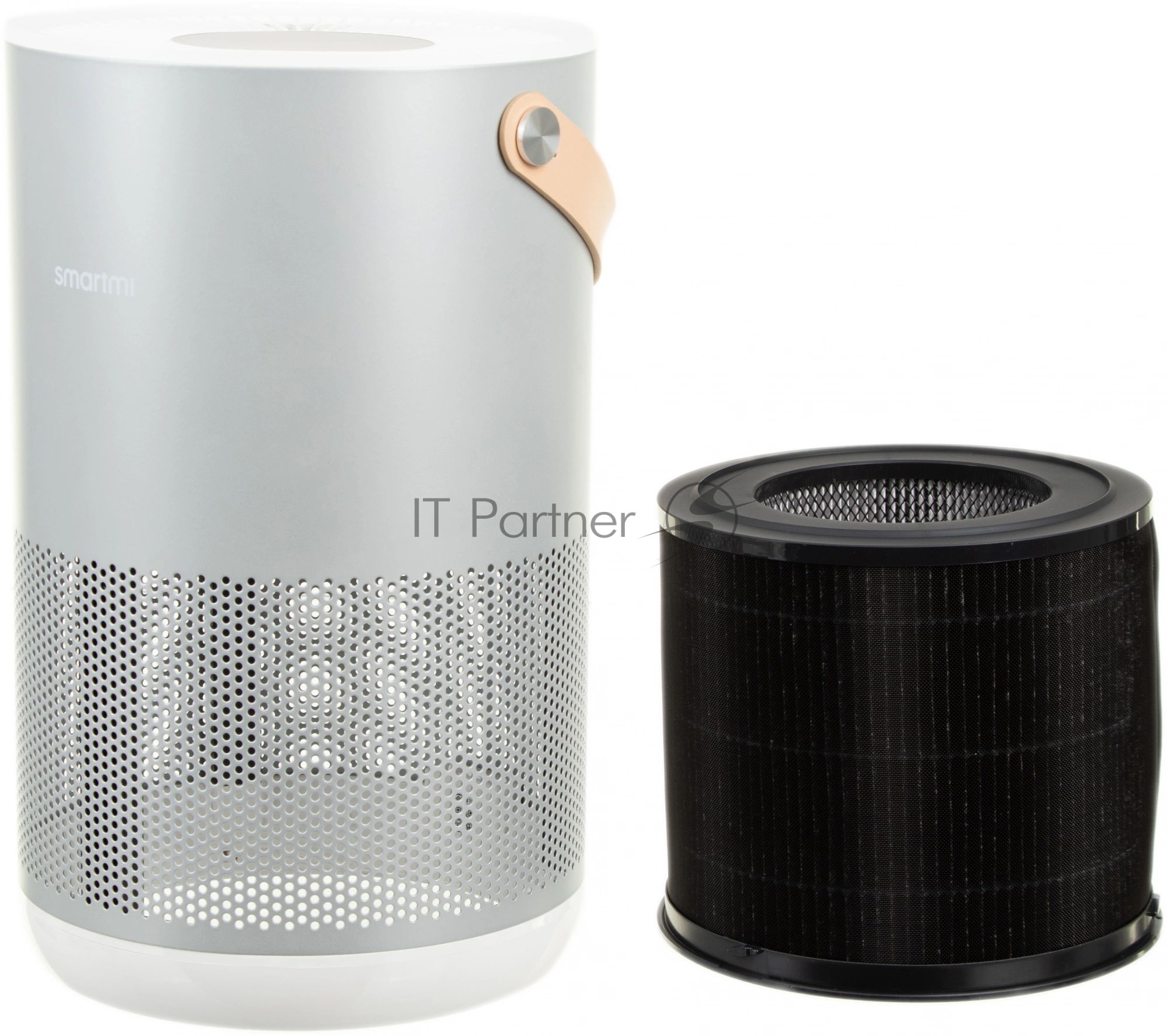 Очиститель воздуха Smartmi Air Purifier P1 серебристый, 30 м², HEPA-фильтр, угольный фильтр, управление со смартфона
