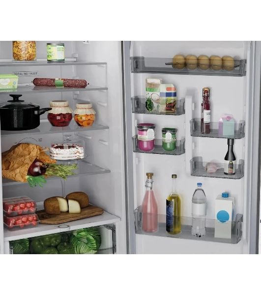 Холодильник Hotpoint HT 6200 BZ бронзовый двухкамерный 240/83л морозилка снизу, No Frost