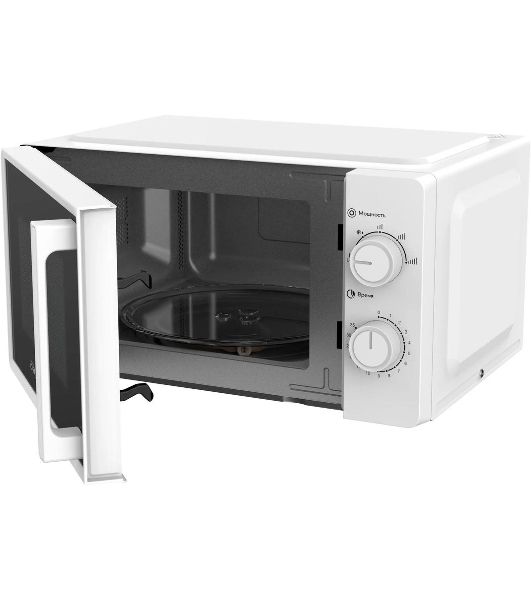 Микроволновая печь OASIS MW-70RW белый, 20 л, 700 Вт, переключатели — поворотный механизм