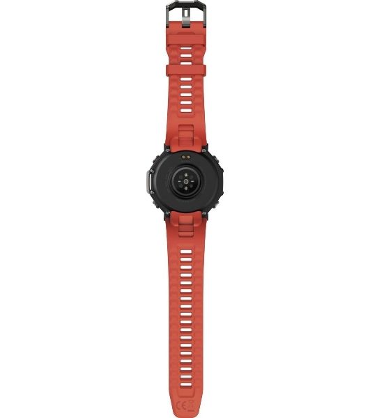 Умные часы Amazfit T-Rex 3 A2323, 1.5" AMOLED, Wi-Fi, Bluetooth, 10ATM, темно-серый / красный