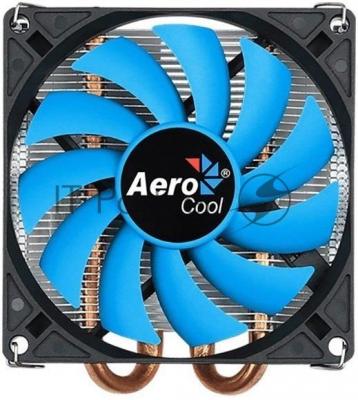 Кулер CPU Aerocool Verkho 2 Slim (универсальный, 105W, 18-27 dB, 1000-2300 rpm, 90мм, 4pin, медь+алюминий) RTL