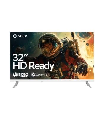 Телевизор Sber 32" SDX-32H3011 белый LED HD 60Hz Smart TV Салют 1.5GB/8GB
