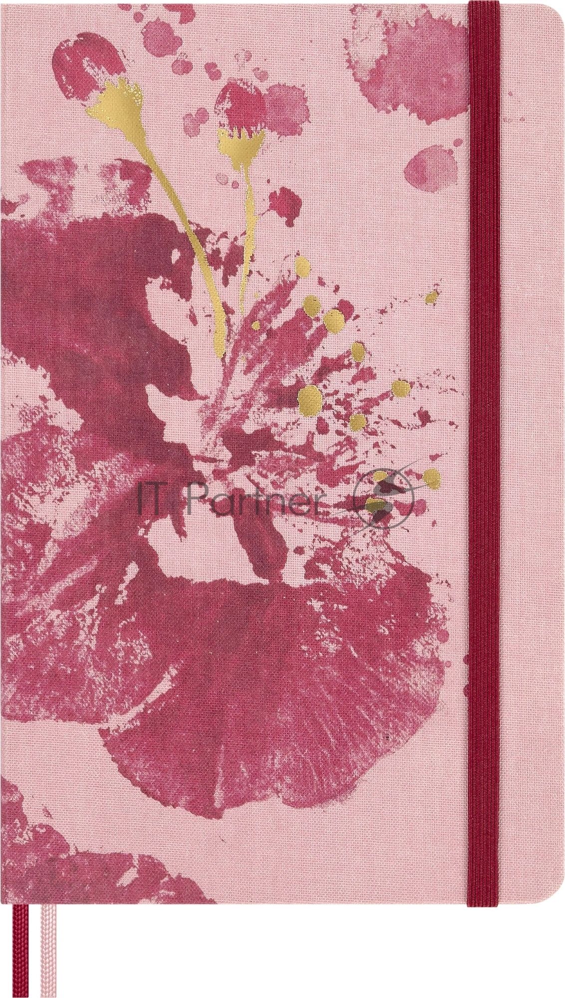 Блокнот Moleskine LIMITED EDITION САКУРА LESU09QP062 Large 130х210мм обложка текстиль 176стр. нелинованный твердая обложка розовый 2026