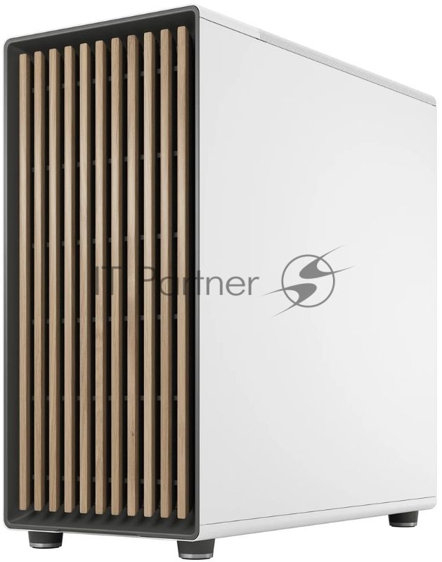 Компьютерный корпус без блока питания Fractal Design North XL, Full-Tower, 3x140мм, 2xUSB-A 3.2 + 1xUSB 3.2 Type-C E-ATX, ATX, mATX, mITX Wood panel, Chalk белый