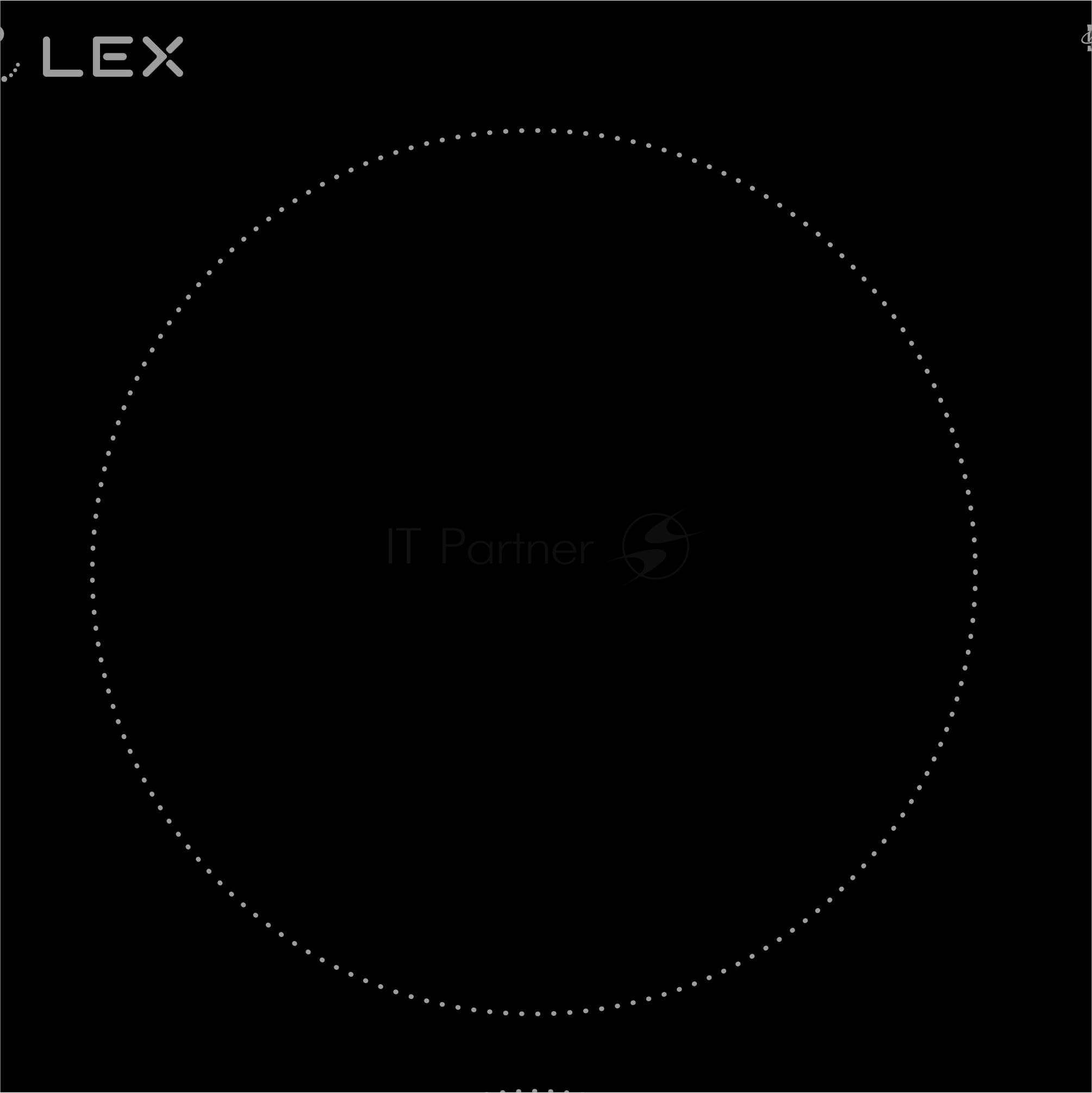 Варочная поверхность Lex EVH 321 BL черный