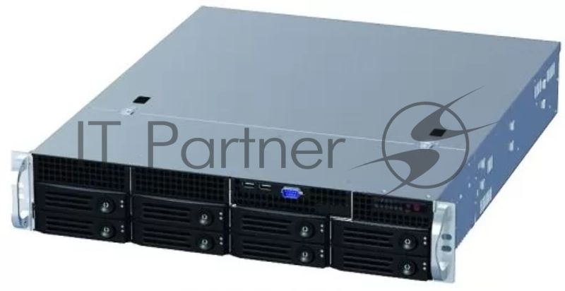 Серверный корпус 2U rackmount, 8+1 trays, 550W CRPS PSU(1+1) / 21" depth chassis / Supports ATX, Micro-ATX and Mini-ITX motherboards