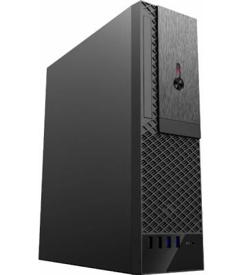 Корпус Foxline FL-1001-300W, Slim-Desktop, чёрный, БП 300 Вт