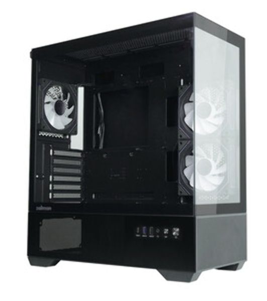 Компьютерный корпус ZALMAN CHRONIX V2, ATX, BLACK, WINDOW, 1xCombo (3.5’’ or 2.5’’), 1x3.5’’HDD, 2x2.5’’SSD, 1xUSB2.0, 1xUSB3.0, 1xUSB Type-C, SIDE 2x120мм ARGB, REAR 1x120мм ARGB