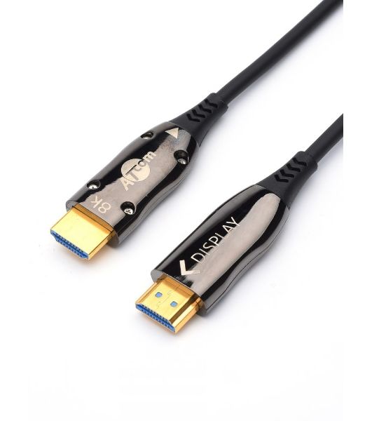 Кабель HDMI 50 м (HIGH speed, Metal gold, Optical) 8K VER 2.1 Кабель HDMI 50 м (HIGH speed, Metal gold, Optical) 8K VER 2.1