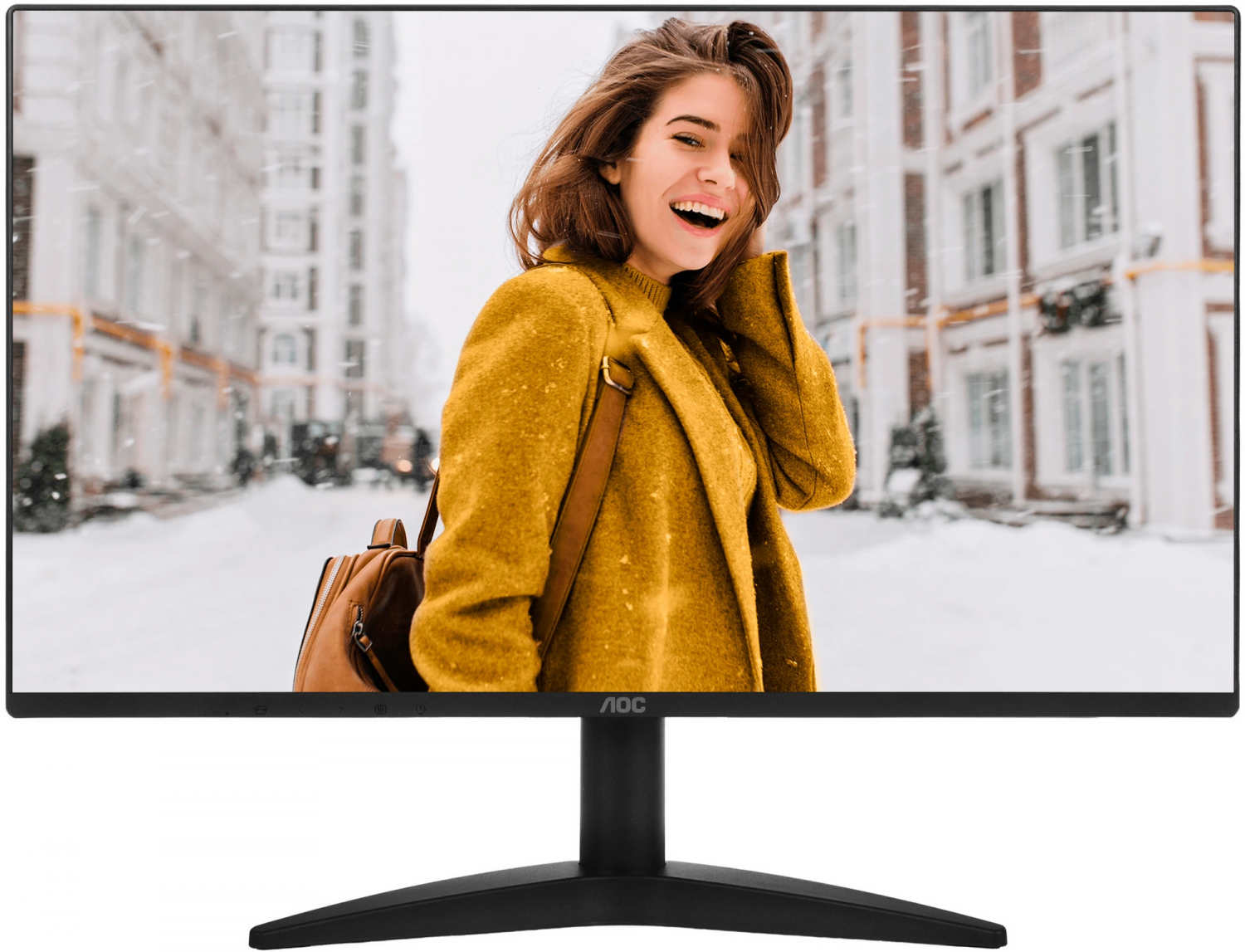 Монитор 24.5" AOC 25B36X IPS 1920x1080, 144 Гц, 0.5 мс, 16:9, 300 кд/м², HDMI, DisplayPort, HDR, Flicker Free, Low Blue Light, черный