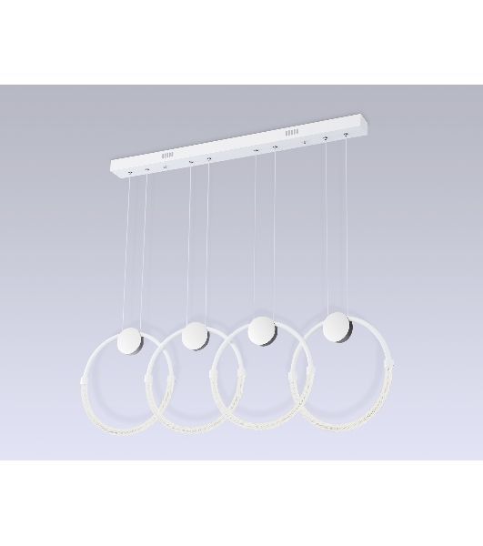 Светильник Ambrella light FL10598/4 WH/CH белый/хром 4200K 45W 940*20*1200 (Без ПДУ)