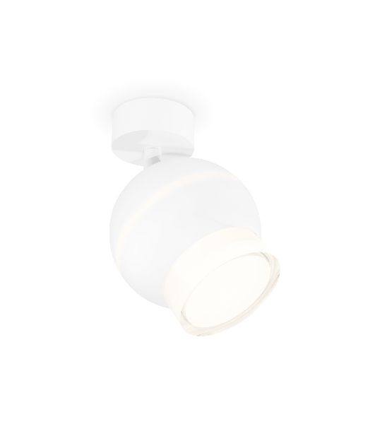 Комплект поворотного светильника Ambrella light XM1101016 SWH/FR/CL белый песок/белый матовый/прозрачный MR16 GU5.3 LED 3W 4200K (A2202,C1101,N7160)