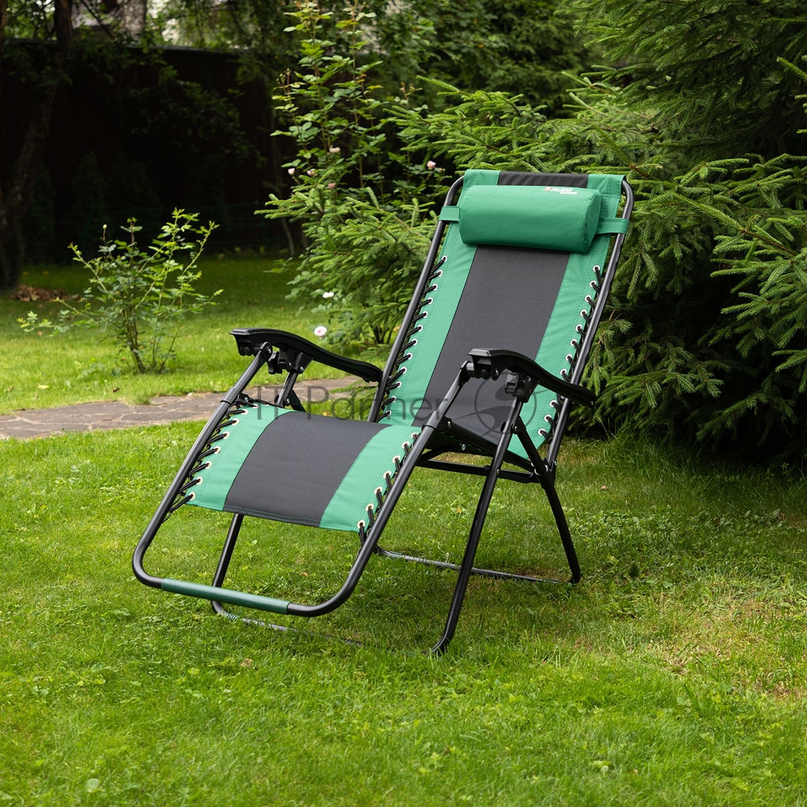 Кресло-шезлонг Palisad Camping складное, многопозиционное 160х63,5х109 cм