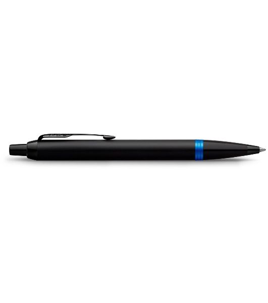 Ручка шариковая Parker IM Vibrant Rings K315 (CW2172941) Marine Blue PVD, M, синие чернила, подарочная коробка