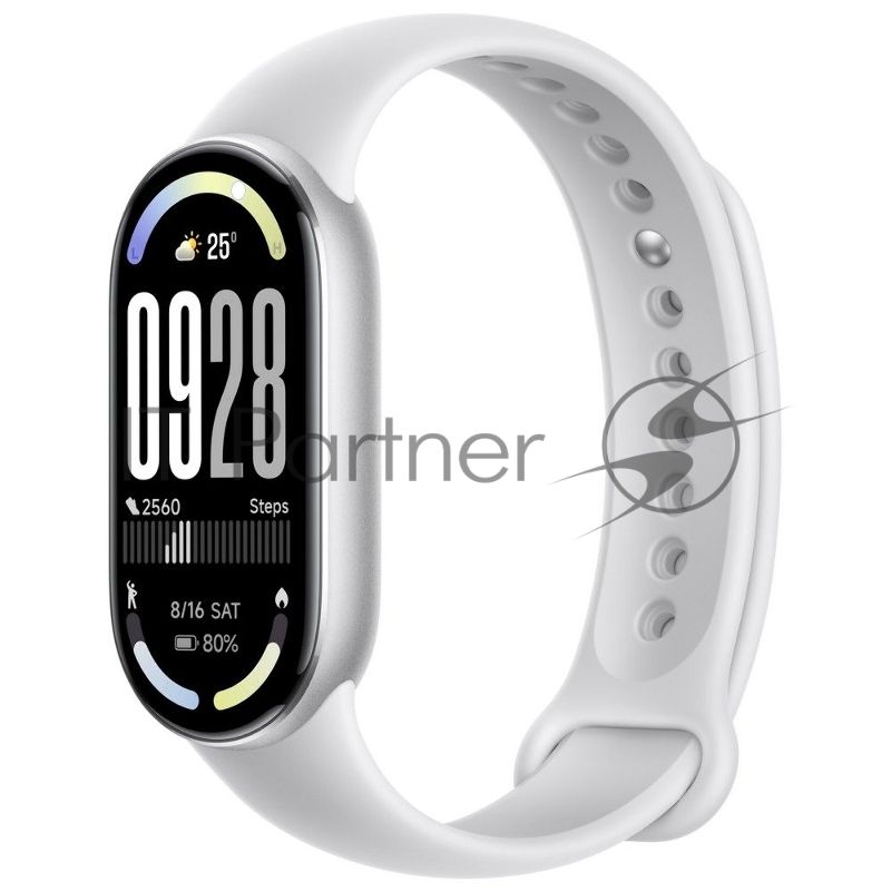 Фитнес-браслет Xiaomi Smart Band 10, 1.72" AMOLED, Bluetooth, IP68, серебристый