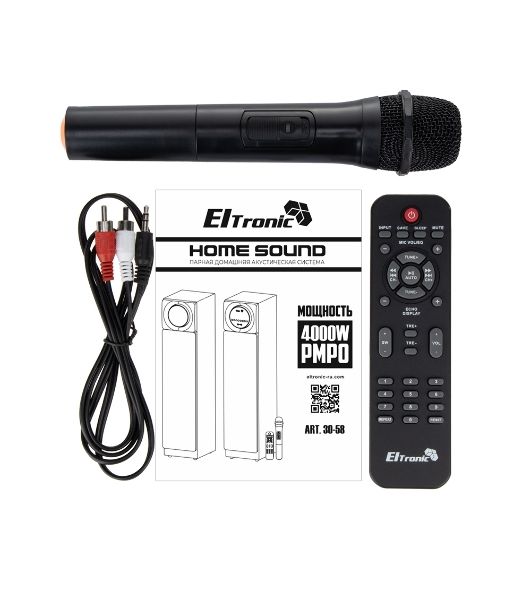 Акустическая система ELTRONIC (30-58) HOME SOUND - колонка 10", бук