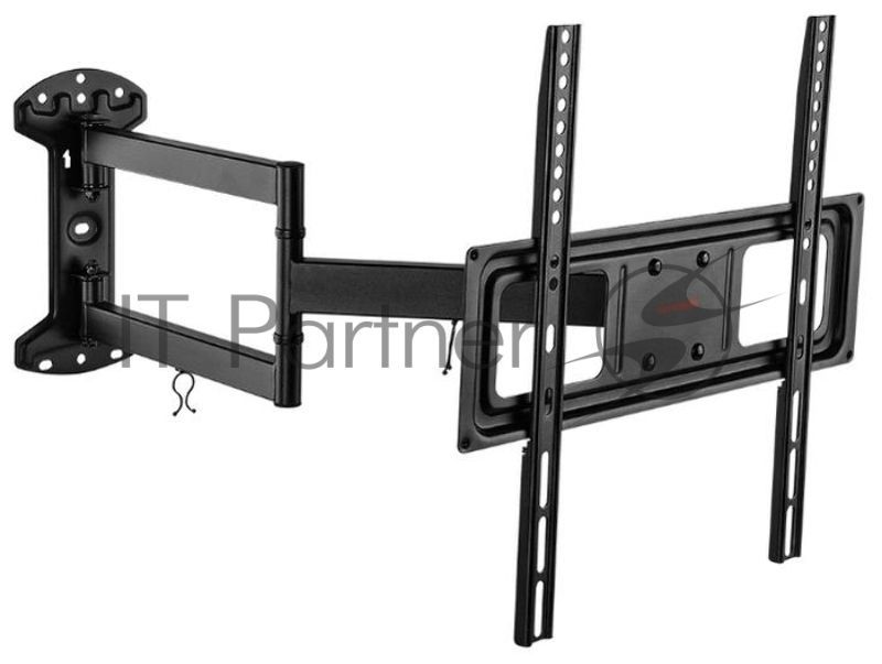 Кронштейн для телевизора Arm Media LCD-415 черный, 24"-55" макс. 35 кг, настенный, поворотно-выдвижной и наклонный