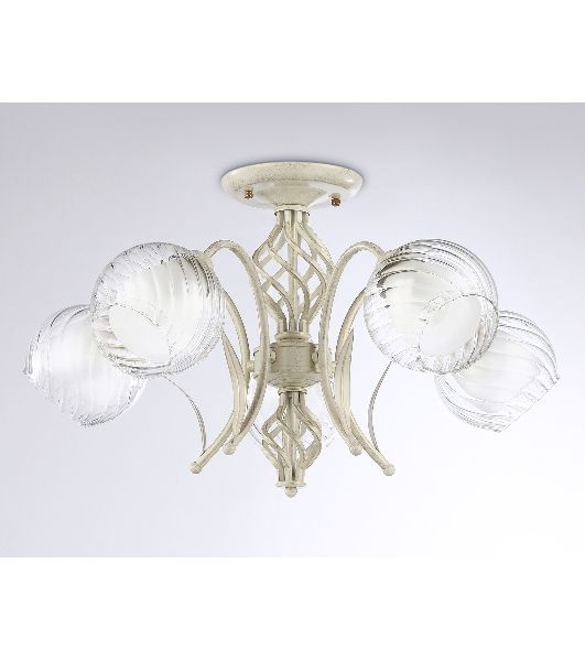 Светильник Ambrella light TR3066/5 WH/GD белый/золото E27*5 max 40W D590*340