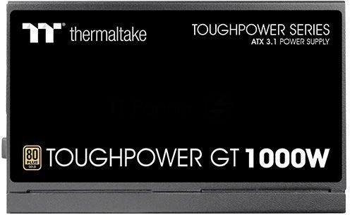 Блок питания Thermaltake Toughpower GT 1000W, 1000Вт, 80+ Gold, 120мм, модульный, черный