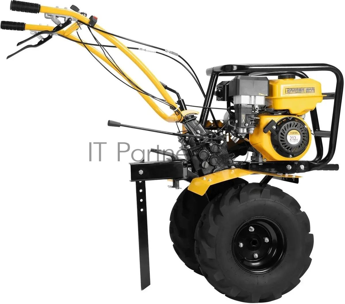 Мотоблок Denzel DPT-470S-PRO, 7 л.с., ремен.сцеп, фрез 3х4, ШОМ, передачи 4В/2Н