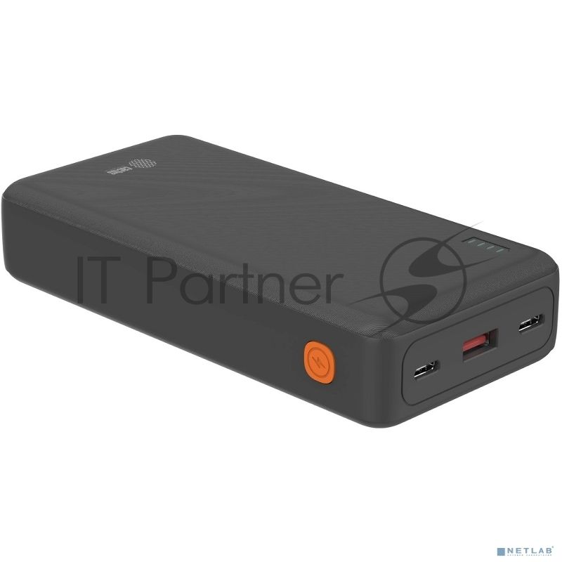 Портативный аккумулятор Cactus CS-PBFSDA-20000 20000mAh 4.5A USB-A/2xUSB-C черный