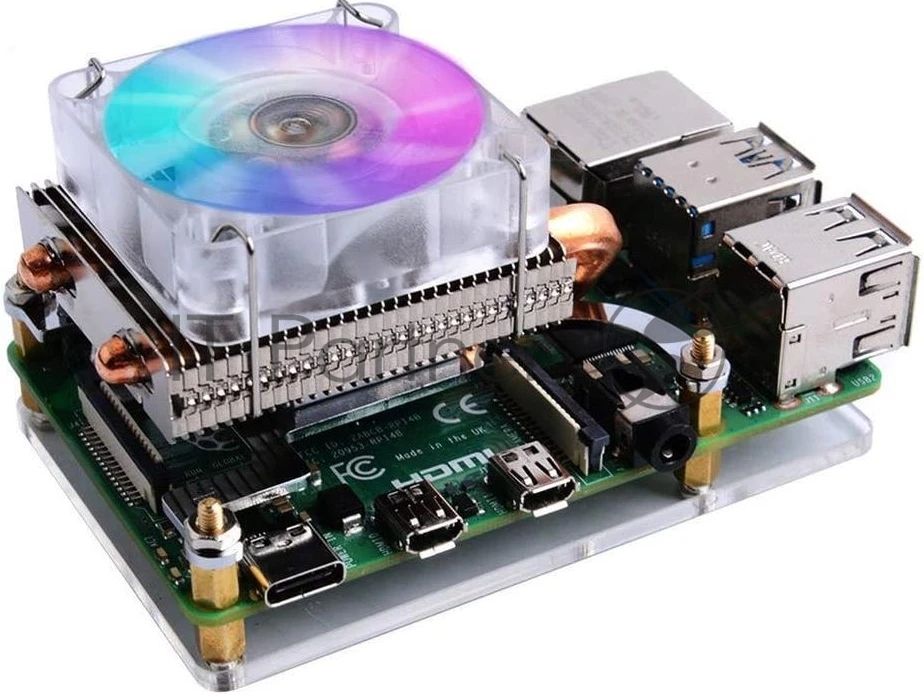 Кулер для процессора Raspberry Pi RPI-LPCOOL Ice Tower CPU for Raspberry Pi, Low Profile