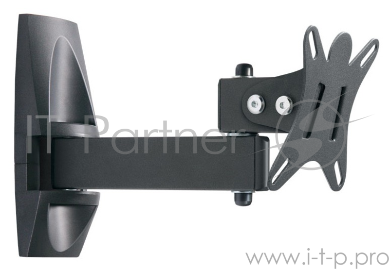 Кронштейн для телевизора Holder LCDS-5004 металлик, 10"-26" макс. 25 кг, настенный, поворот и наклон