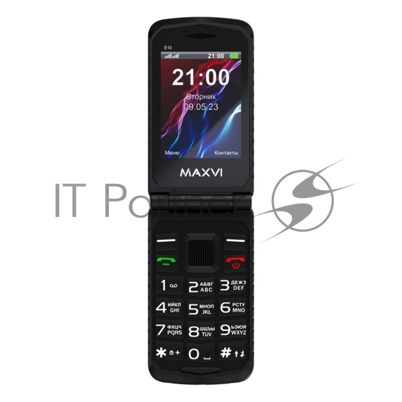Мобильный телефон Maxvi E10 черный