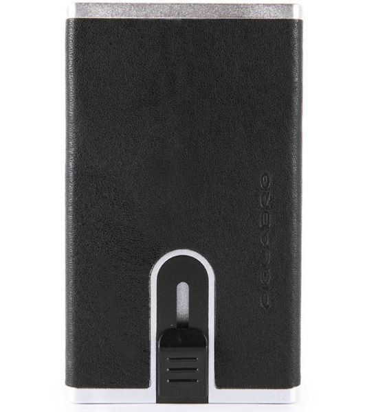 Чехол для кредитных карт Piquadro Black Square PP4825B3R/N черный натур.кожа