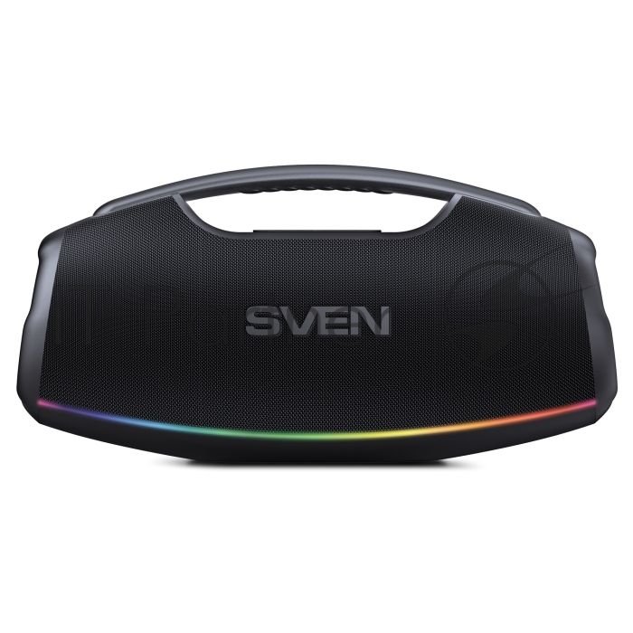 Портативная акустическая система SVEN PS-990, черный, 2.0, 2x90 Вт (RMS), IPx7, TWS, Bluetooth, USB, аккумулятор