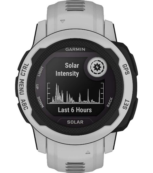 Умные часы Garmin Instinct 2S Solar Surf Edition Ericeira, 0.79" PMOLED, Wi-Fi, Bluetooth 4.2, NFC, IP68, черный / серый