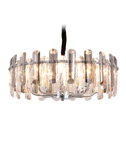 Светильник Ambrella light TR5303/8 CH/SM хром/дымчатый E14/8 max 40W D500*615