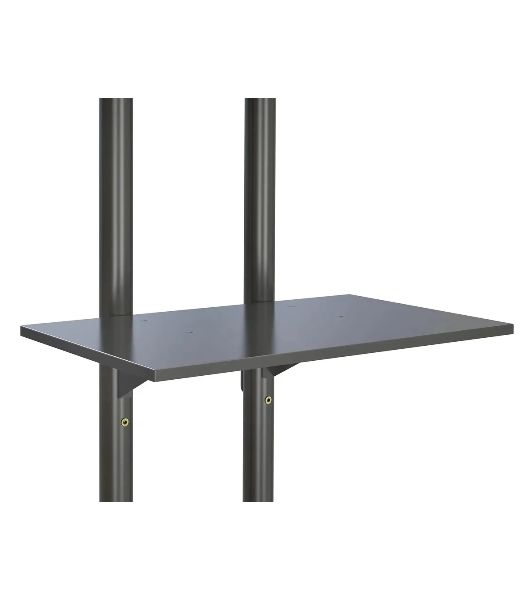 Стойка для телевизора Cactus CS-ST04 черный, 37"-70" макс. 68 кг, напольный, мобильный