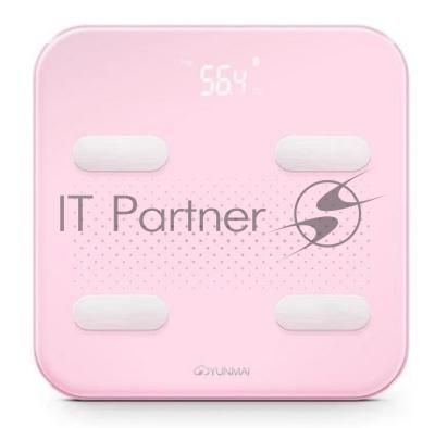 Весы напольные YUNMAI S SMART PINK M1805GL_PINK