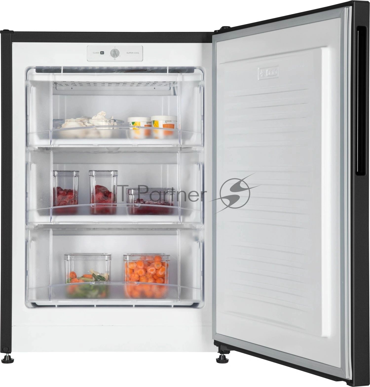 Морозильная камера Nordfrost DF 256 BAP, черный, 100л, 3 ящика