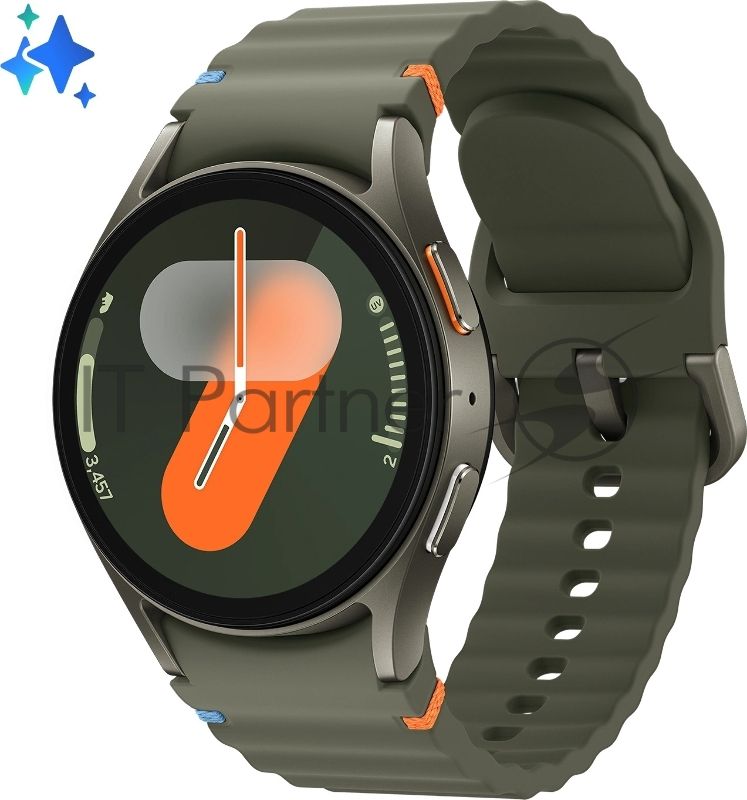 Смарт-часы Samsung Galaxy Watch 7 LTE 40мм 1.31" AMOLED корпус зеленый, ремешок зеленый