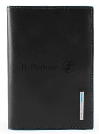 Обложка для документов Piquadro Blue Square PP5256B2/N. черный, натур.кожа