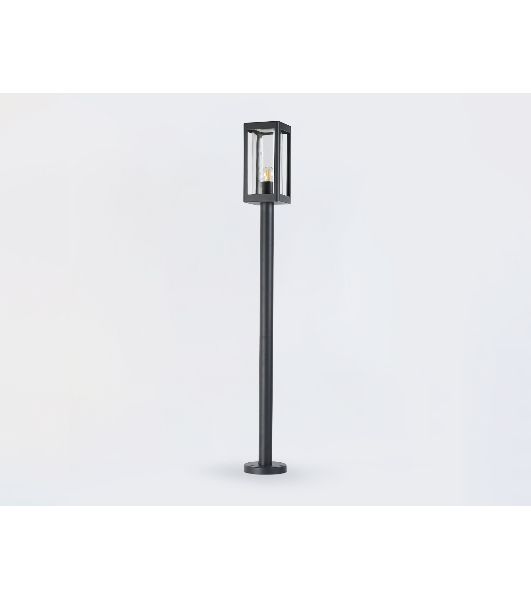 Светильник Ambrella light ST2422 GR/CL серый/прозрачный IP54 E27 max 40W 110*110*1000