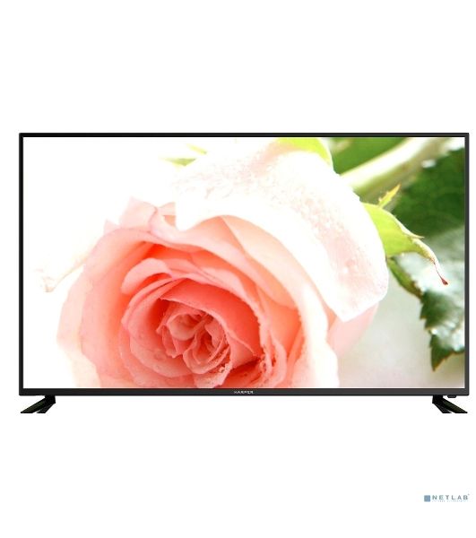 Телевизор Harper 58" 58U750TS черный Direct LED UHD 60Hz Smart
