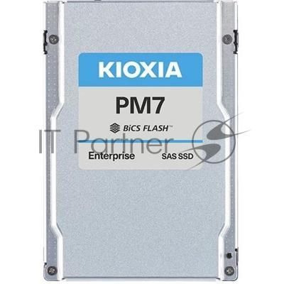Накопитель SSD KIOXIA PM7-R, 1920Gb, SAS 24G, U.2, R/W 4200/3400, IOPS 720K/155K