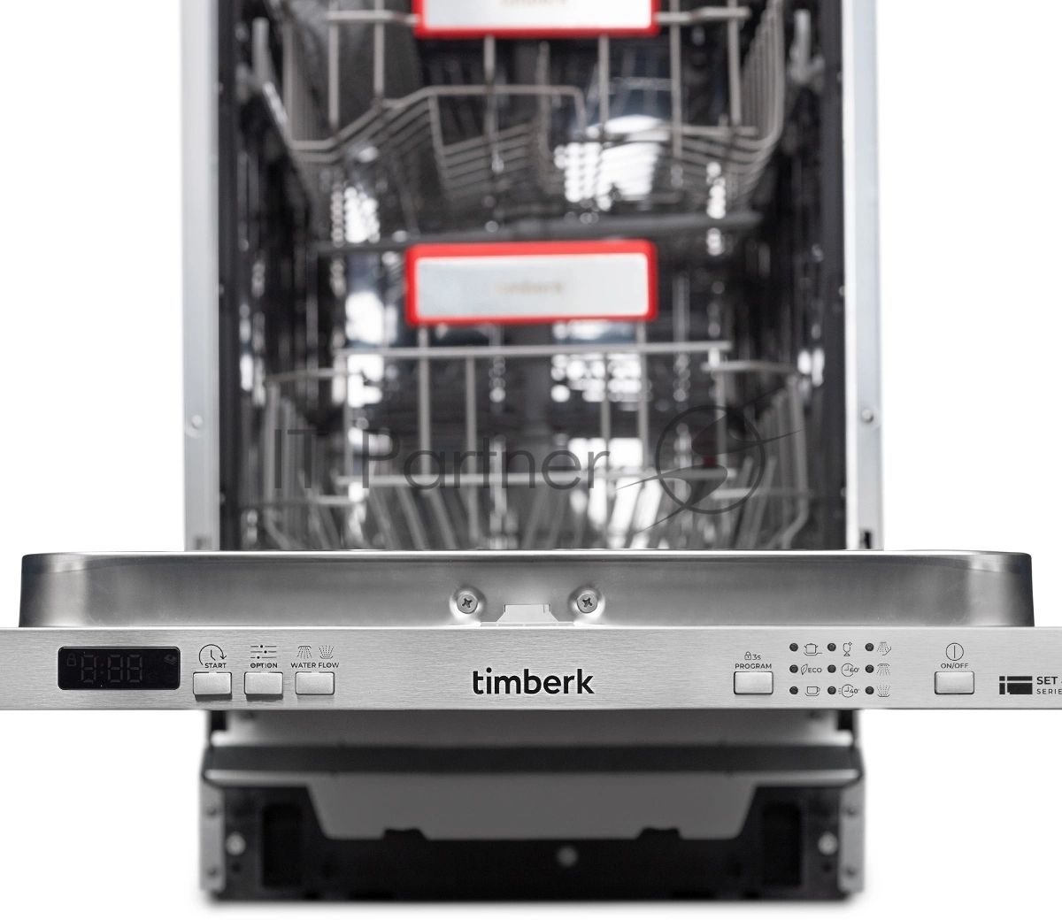 Посудомоечная машина Timberk Set&Dry T-DW45BI103 серебристый (узкая)