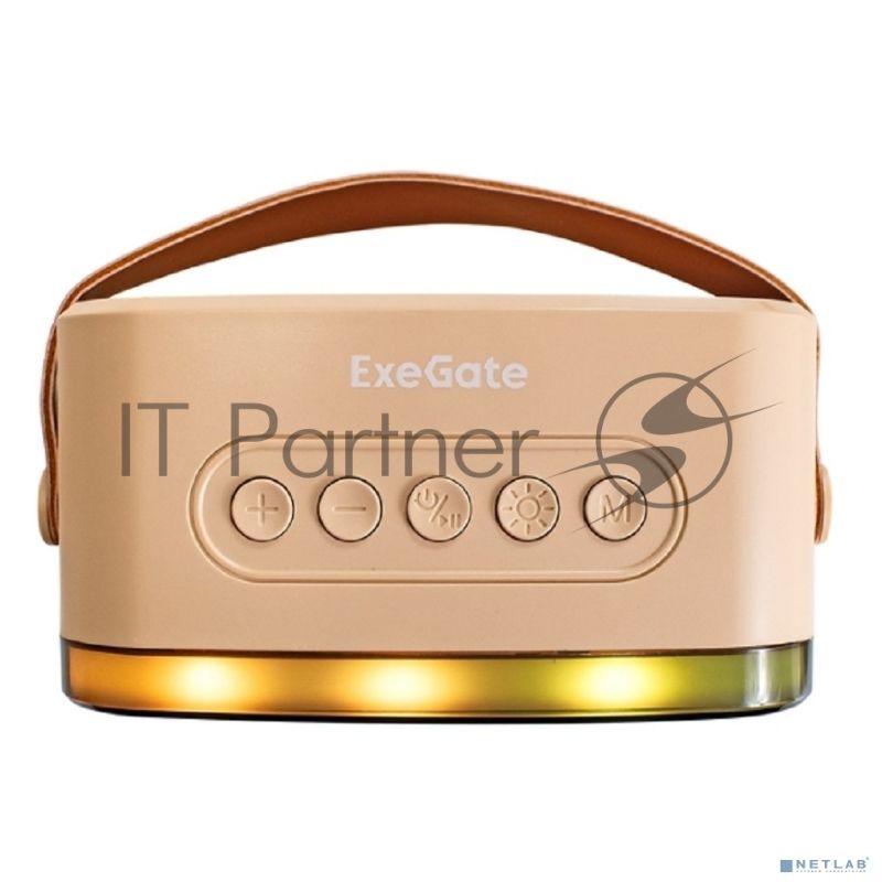 Караоке-система ExeGate Bro 330 Bluetooth 8 Вт бежевый