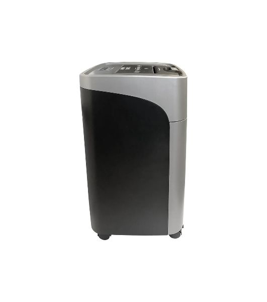 Шредер Office Kit SA375 серый/черный с автоподачей (секр.P-4) фрагменты 375лист. 42лтр. скрепки скобы пл.карты CD