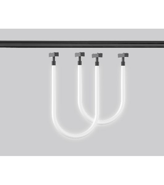 Светильник трековый светодиодный GV1707 WH белый IP20 8W 4200K 48V D21*500