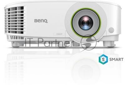 Проектор BenQ EH600 DLP, 1920x1080 FHD, 3500 AL, SMART, 1.1X, TR 1.49~1.64, HDMIx1, VGA, USBx2, wireless projection, 5G WiFi/BT, (USB dongle WDR02U inc), Android, 16GB/2GB, White