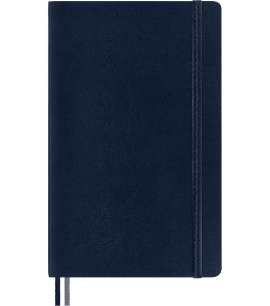 Блокнот Moleskine CLASSIC SOFT EXPENDED QP616EXPB20 Large 130х210 мм, 400 страниц, линейка, мягкая обложка, синий сапфир